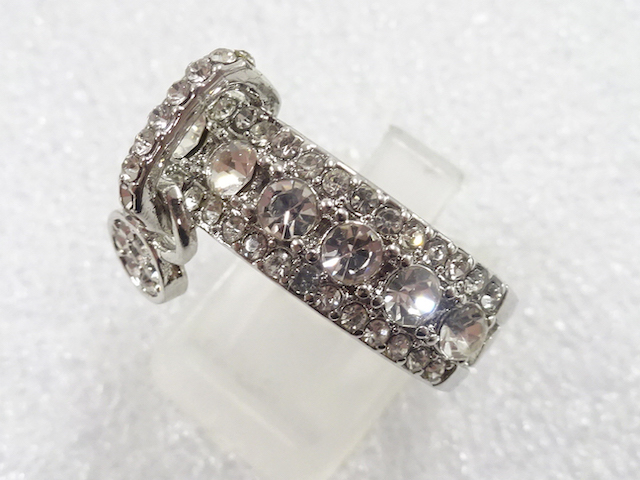 JAPANESE KIMONO / ANTIQUE CRYSTAL RING (SIZE 27)